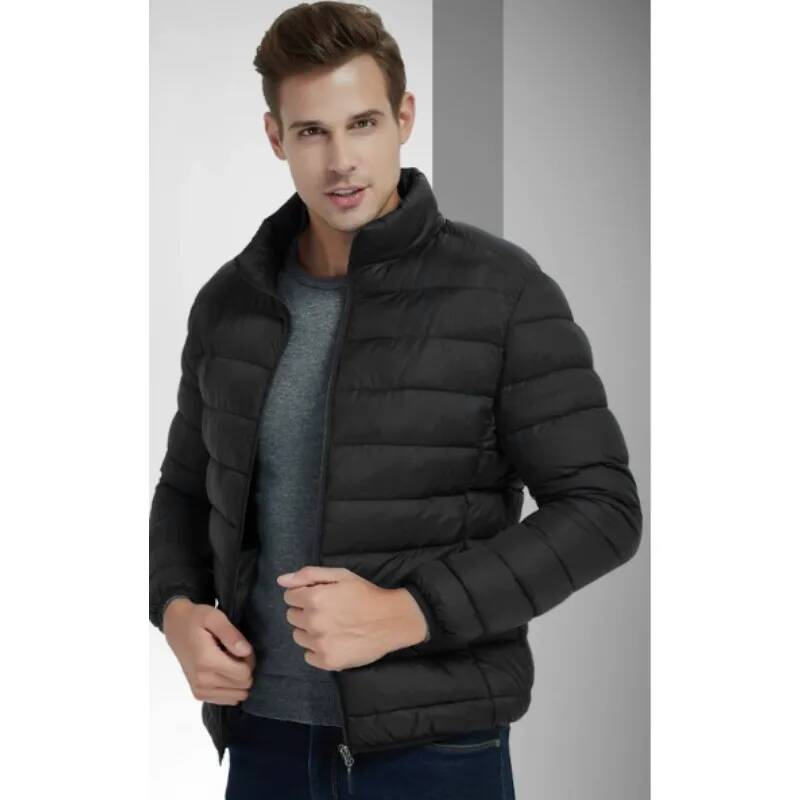 Winter Clothing Taiwan - เสื้อแจ็คเก็ตปาร์ก้าแบบลำลอง คอตั้ง น้ำหนักเบา อุ่นสบาย เหมาะสำหรับฤดูหนาว เสื้อผ้าผู้ชาย