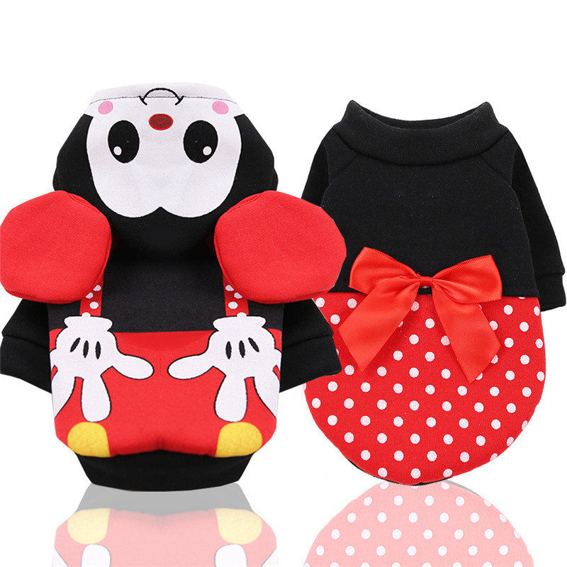 Winter Clothing For Toddlers - ฤดูใบไม้ร่วงและฤดูหนาวคู่สุนัขเสื้อผ้าสุนัขน่ารัก Hoodies เสื้อผ้าสัตว์เลี้ยงใหม่ปีเสื้อผ้าการ์ตูนเด็กเสื้อผ้า