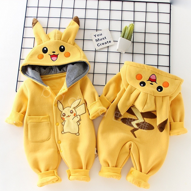 Winter Clothing For Toddlers - การ์ตูนพ็อกเก็ตมอนสเตอร์ชุดนอนเด็กทารกแรกเกิดน่ารักฤดูหนาวแขนยาวเด็กเสื้อผ้าเด็กทารกเสื้อผ้าเด็กวัยหัดเดินชุดของขวัญ