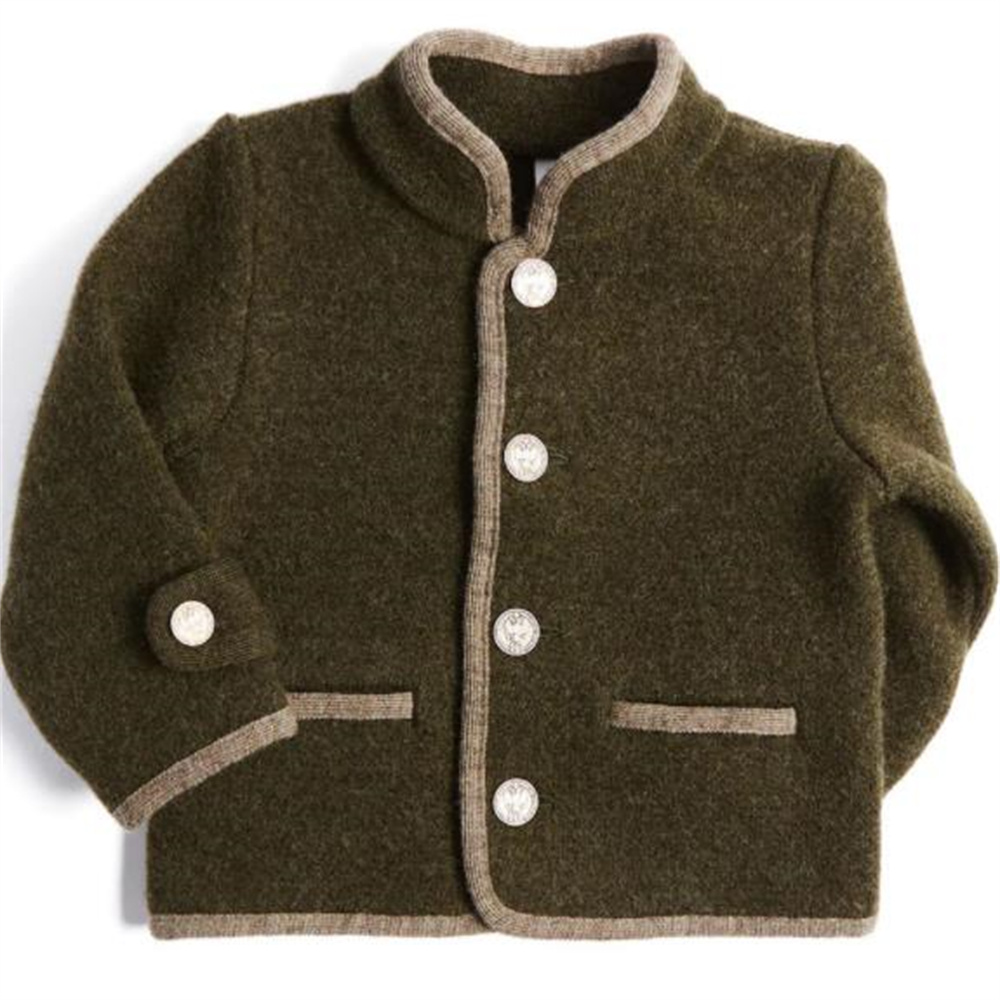 Winter Clothing For Babies - เสื้อผ้าเด็กฤดูใบไม้ร่วงฤดูหนาวอังกฤษ Lamb ขนสัตว์เด็กเสื้อ Windbreaker สองด้านขนสัตว์ Single-Breasted