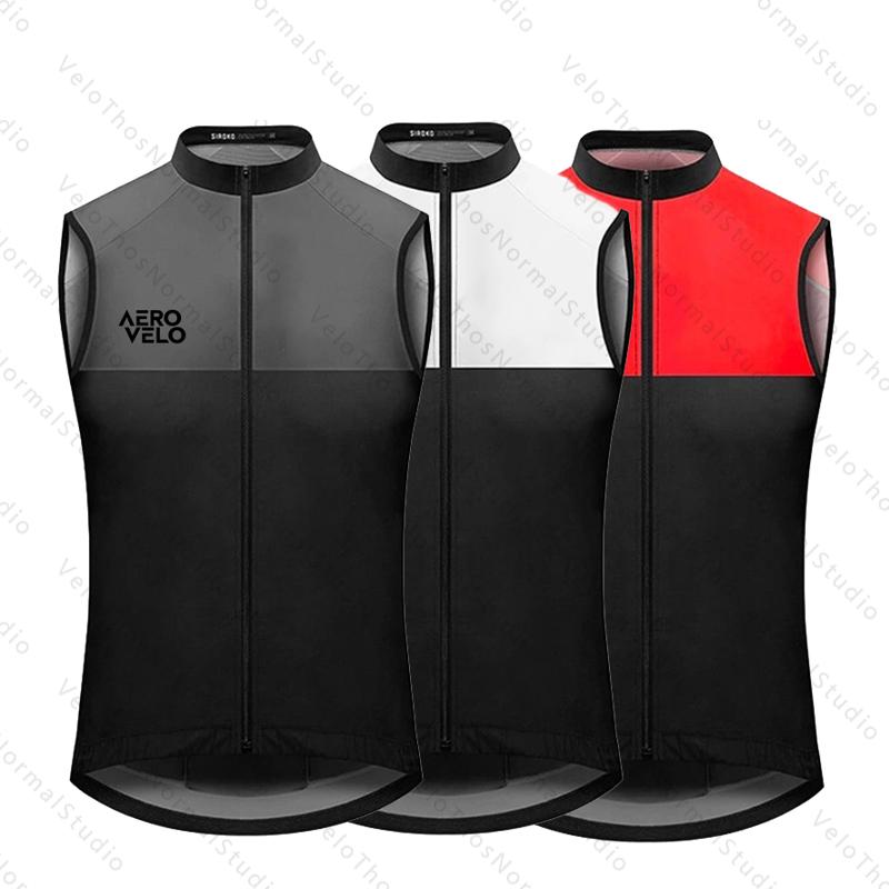 Padded Vest Gilet - เสื้อกั๊กจักรยานผู้ชาย เสื้อกั๊กวิ่ง เสื้อกั๊กปั่นจักรยานเสือหมอบ เสื้อกั๊กปั่นจักรยานเสือภูเขา แบบไม่มีแขน ซิป