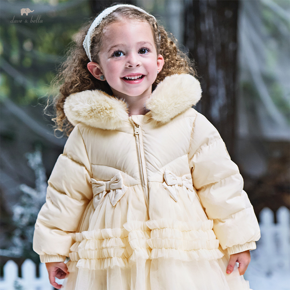 Winter Clothing For Babies - เดฟ เบลล่า เสื้อแจ็คเก็ตเด็กผู้หญิง ฤดูใบไม้ร่วง ฤดูหนาว เสื้อคลุมมีฮู้ดแฟชั่นสำหรับเด็กผู้หญิง