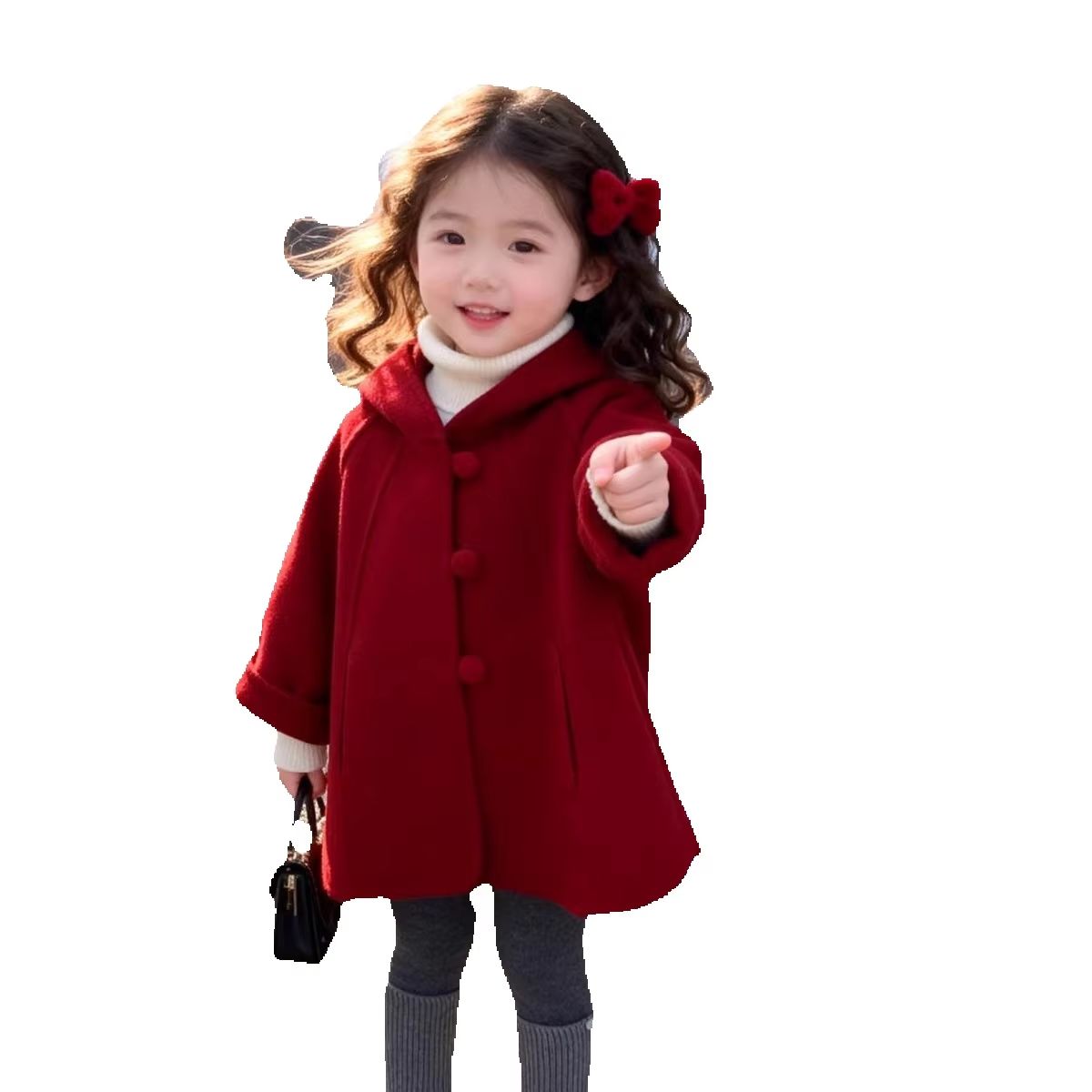 เสื้อโค้ทขนสัตว์สำหรับเด็กผู้ห - Winter Clothing For Baby Girl บทวิจารณ์และราคา