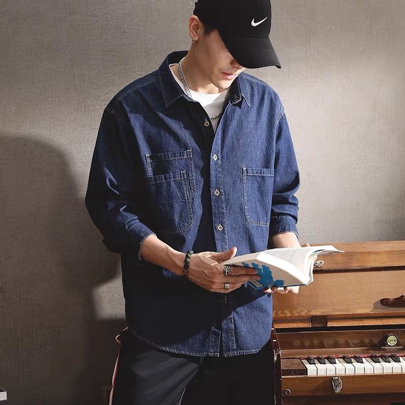 เสื้อเชิ้ตยีนส์แขนยาวสไตล์สปริ - Winter Clothing Design บทวิจารณ์และราคา