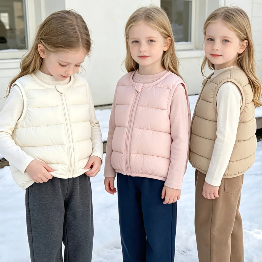 เสื้อกั๊กเด็กเล็กแบบเบาพร้อมบุ - Padded Vest Gilet บทวิจารณ์และราคา