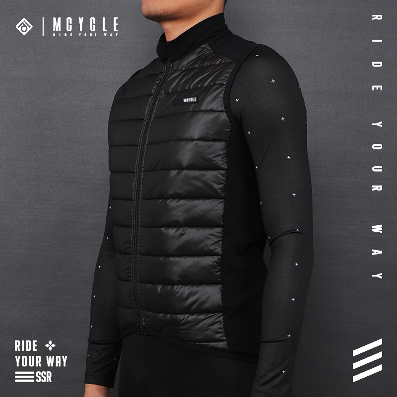 Mcycle ฤดูหนาวขนแกะ WARM Winte - Padded Vest Gilet บทวิจารณ์และราคา