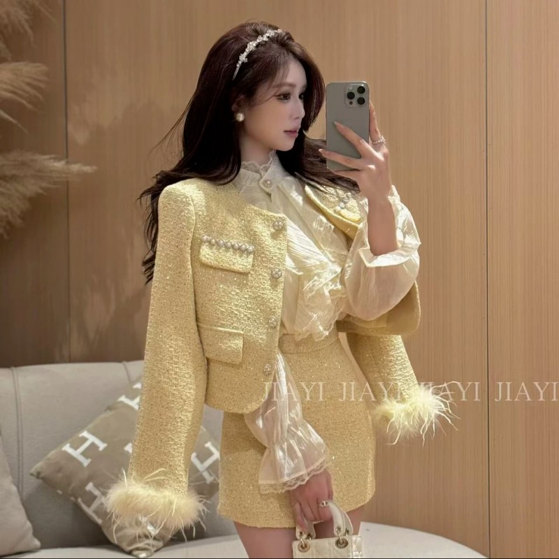 ชุดเซ็ตสองชิ้นแฟชั่นผู้หญิง ผ้ - Winter Clothing Online บทวิจารณ์และราคา
