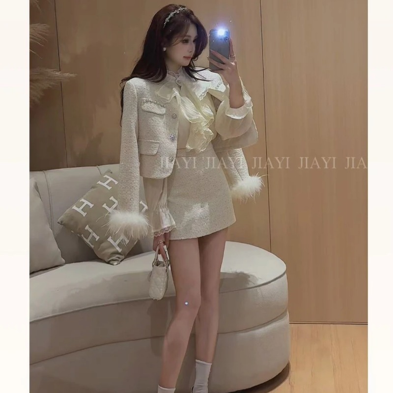ชุดเซ็ตสองชิ้นแฟชั่นผู้หญิง ผ้ - Winter Clothing Online บทวิจารณ์และราคา