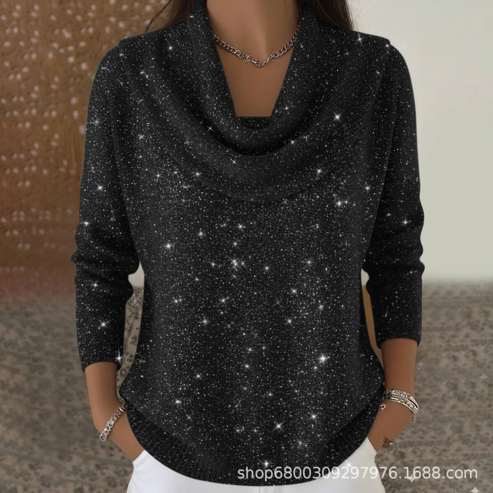 เสื้อสเวตเตอร์ถักประดับเลื่อมแ - Winter Clothing Taiwan บทวิจารณ์และราคา