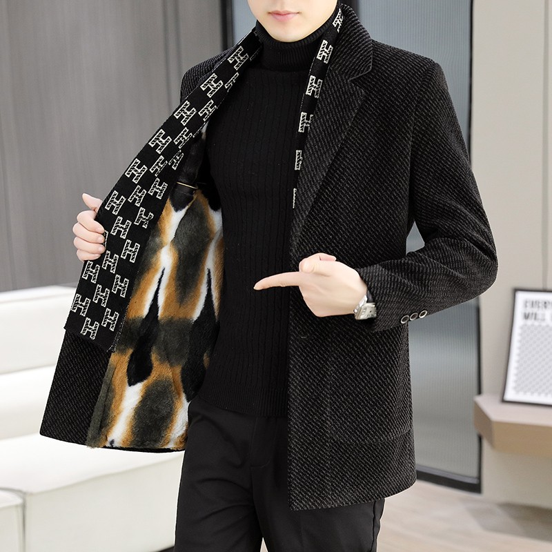 Mens ผ้าพันคอขนสัตว์แจ็คเก็ตฤด - Jack Winter Clothing บทวิจารณ์และราคา