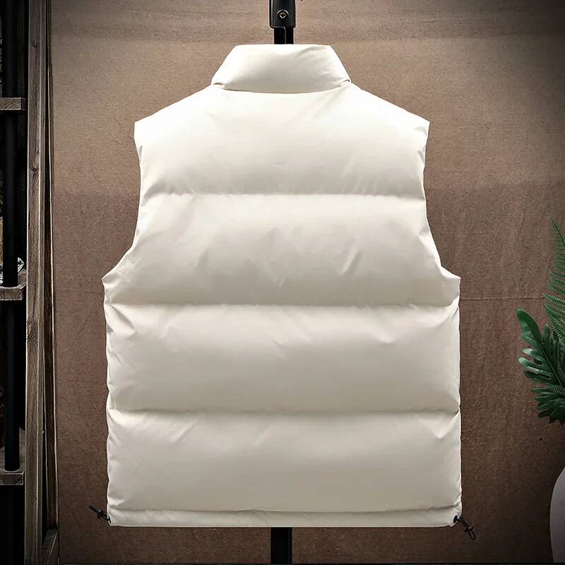 เสื้อกั๊กผู้ชายผ้าฝ้ายแบบพองตั - Winter Clothing Taiwan บทวิจารณ์และราคา