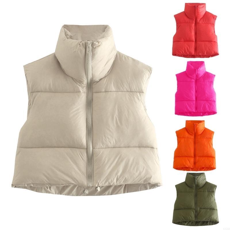 ผู้หญิงฤดูหนาวเสื้อกั๊กน้ำหนัก - Padded Vest Gilet บทวิจารณ์และราคา