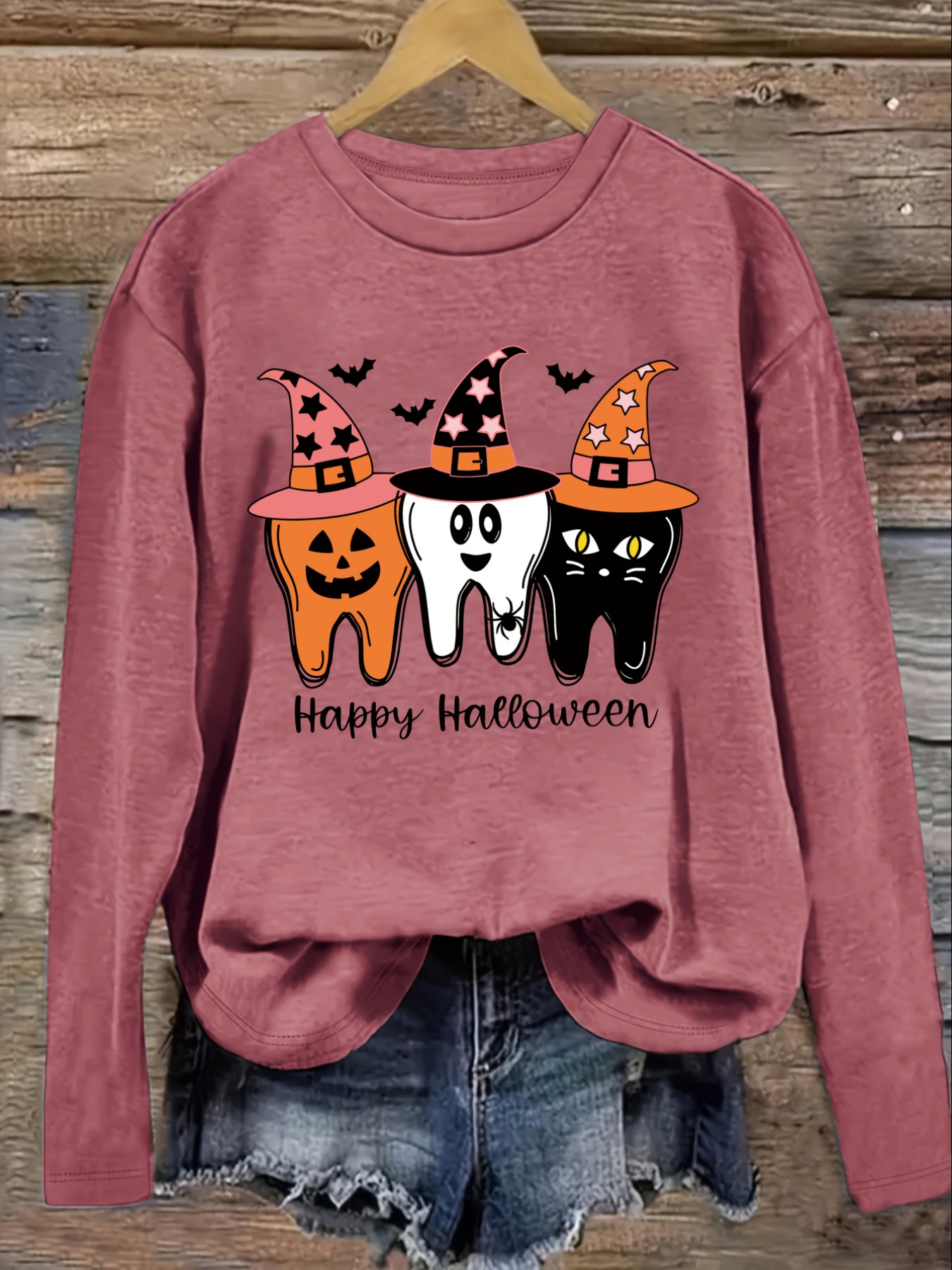 เสื้อยืดแขนยาวคอกลมลำลองสำหรับ - Winter Clothing Design บทวิจารณ์และราคา
