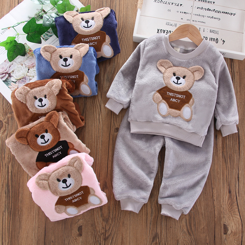 ชุดนอนเด็ก ชุดนอนเด็กผู้หญิง เ - Winter Clothing For Baby Girl บทวิจารณ์และราคา